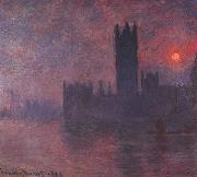 Houses of Parliament at Sunset Claude Monet